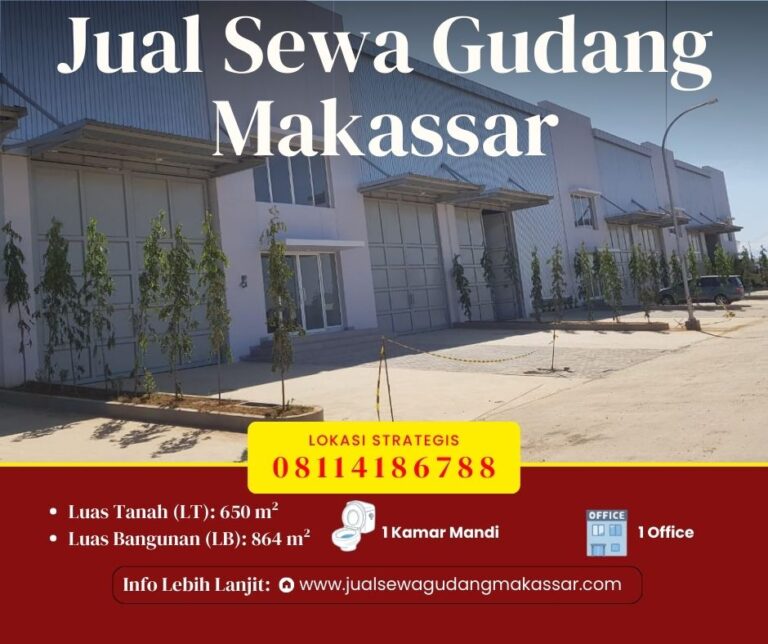 jual sewa gudang